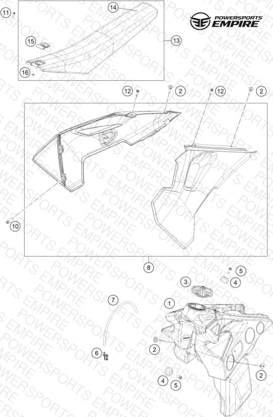 TANK, SEAT