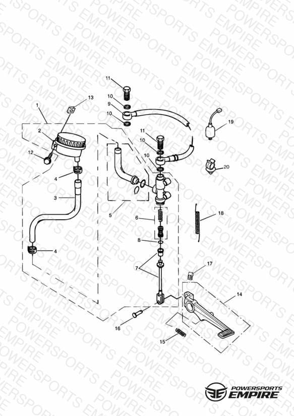 Rear Brake Master Cylinder