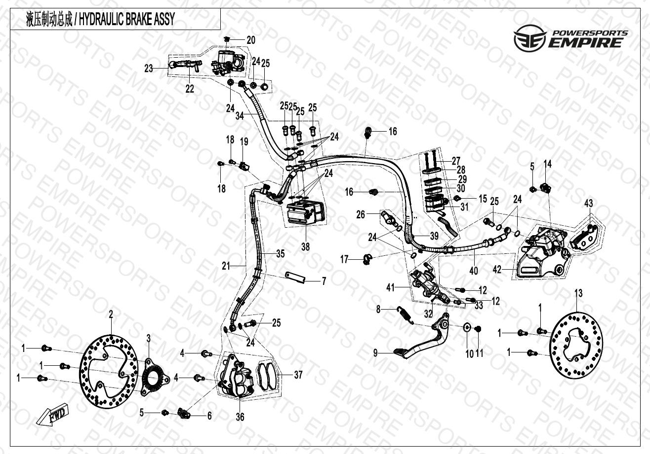 F08-A — MAB BRAKE ASSY