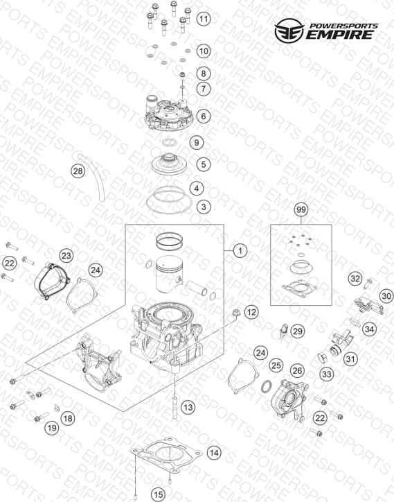 CYLINDER, CYLINDER HEAD