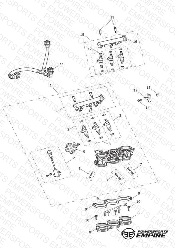 Throttles, Injectors and Fuel Rail