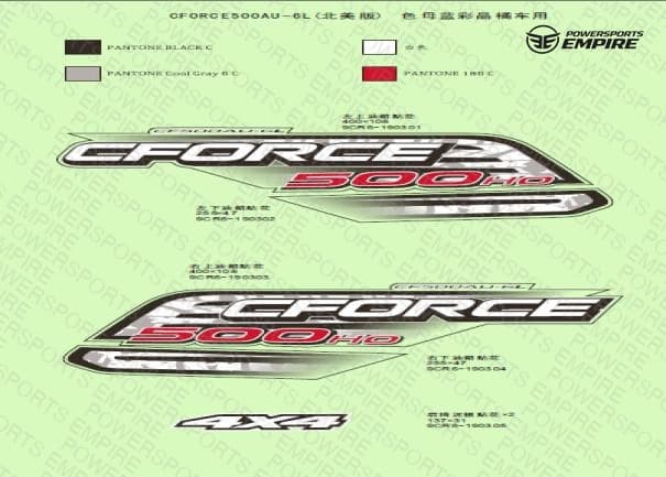 F19-1 — DECAL KITS FOR INJECTED BLUE&CRYSTAL ORANGE MODEL