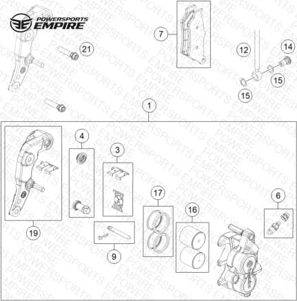 FRONT BRAKE CALIPER