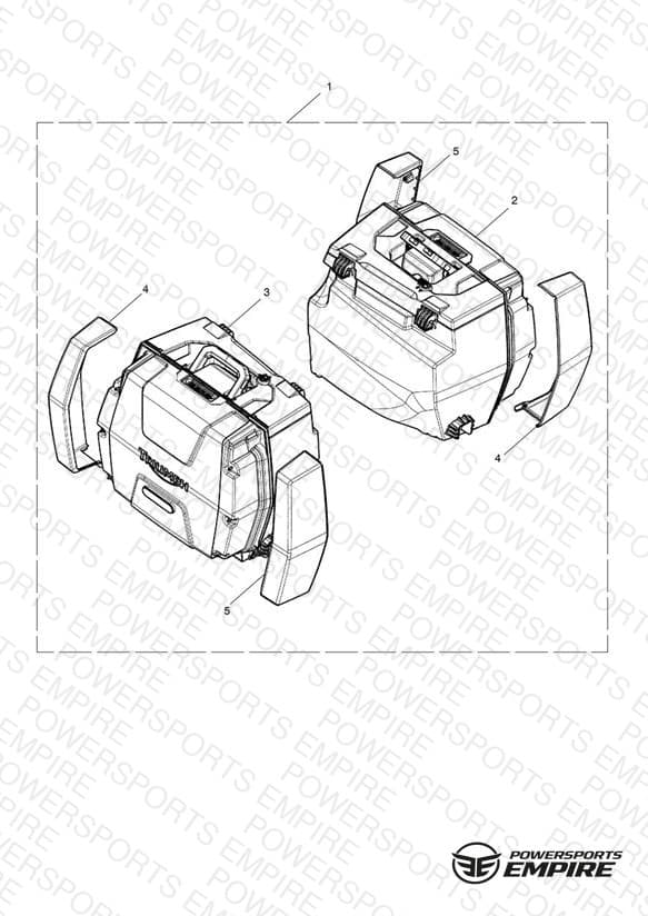 2 Box Pannier Kit, KL Key