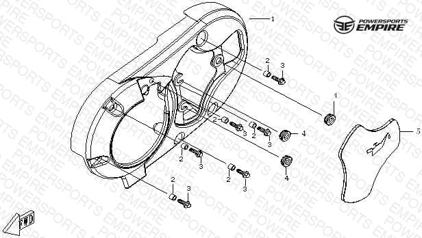 E06-2 — LEFT SIDE COVER ASSY(GOES)