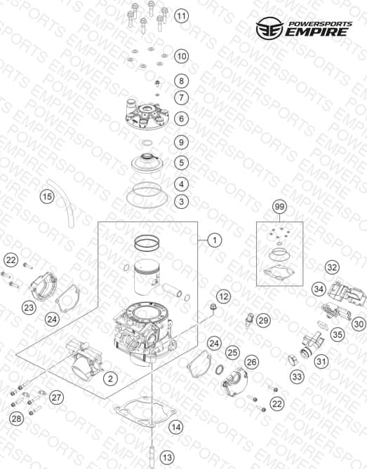 CYLINDER, CYLINDER HEAD