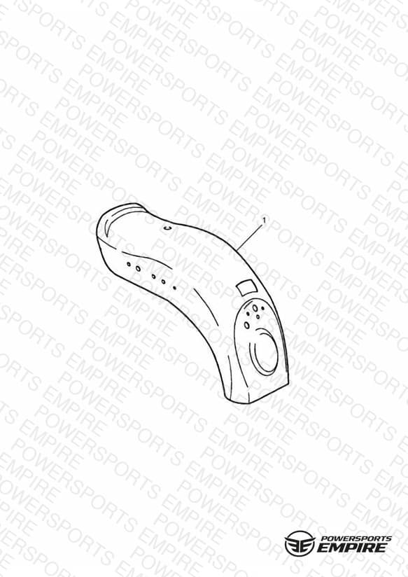Two Tone Rear Mudguard