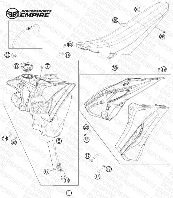 TANK, SEAT