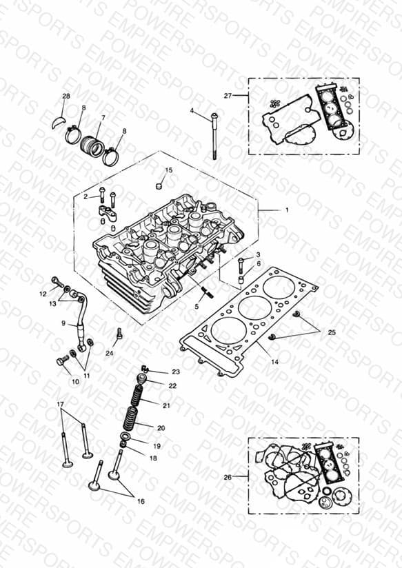 Cylinder Head and Valves 3 Cylinder