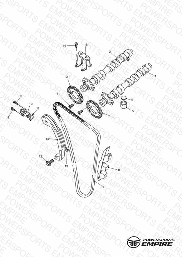 Camshaft and Drive