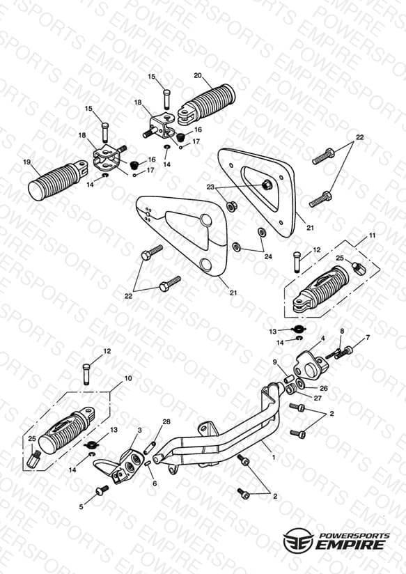 Footrests & Mountings > 469050