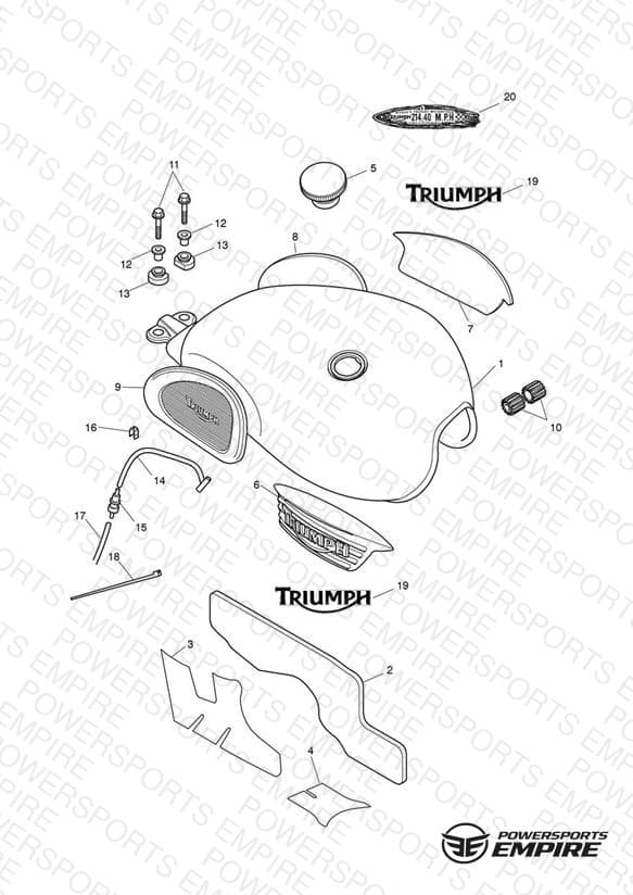 Fuel Tank & Fittings - N/A Steve McQueen Edition