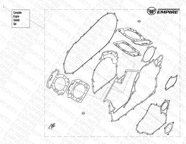 R01 — ENGINE GASKET SET