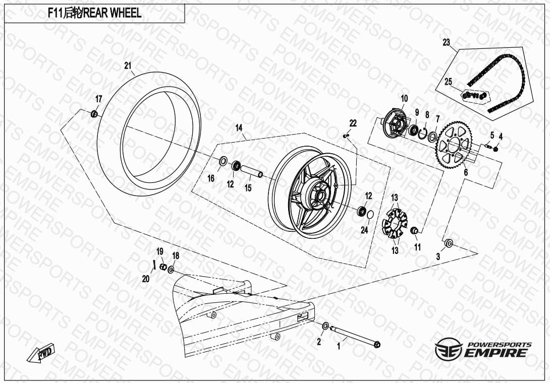 F11-A — REAR WHEEL