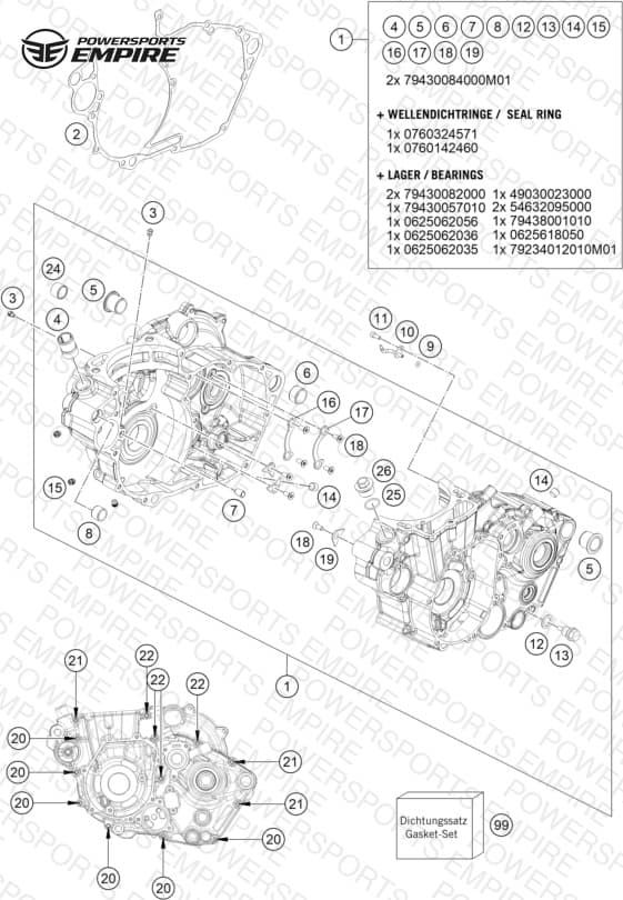 ENGINE CASE