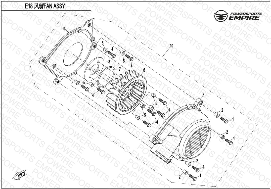 E18 — FAN ASSY.