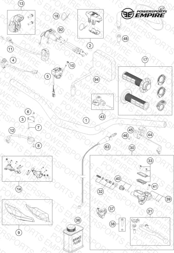 HANDLEBAR, CONTROLS