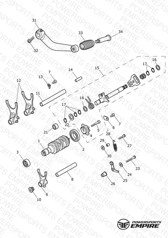 Gear Selectors & Pedal