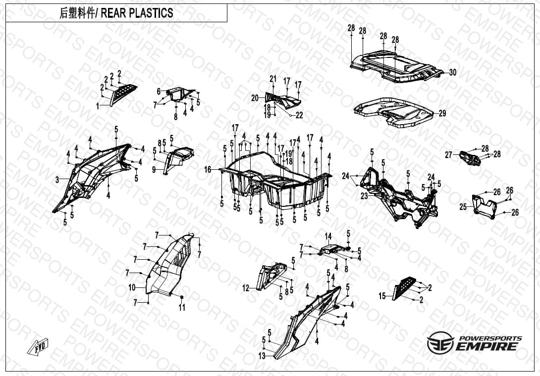 F04-5 — REAR PLASTICS