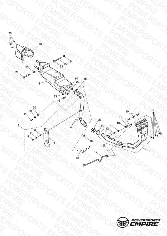 Exhaust System > 281465 - All except AU, NZ & ZA - AU,NZ,ZA ALL VINS
