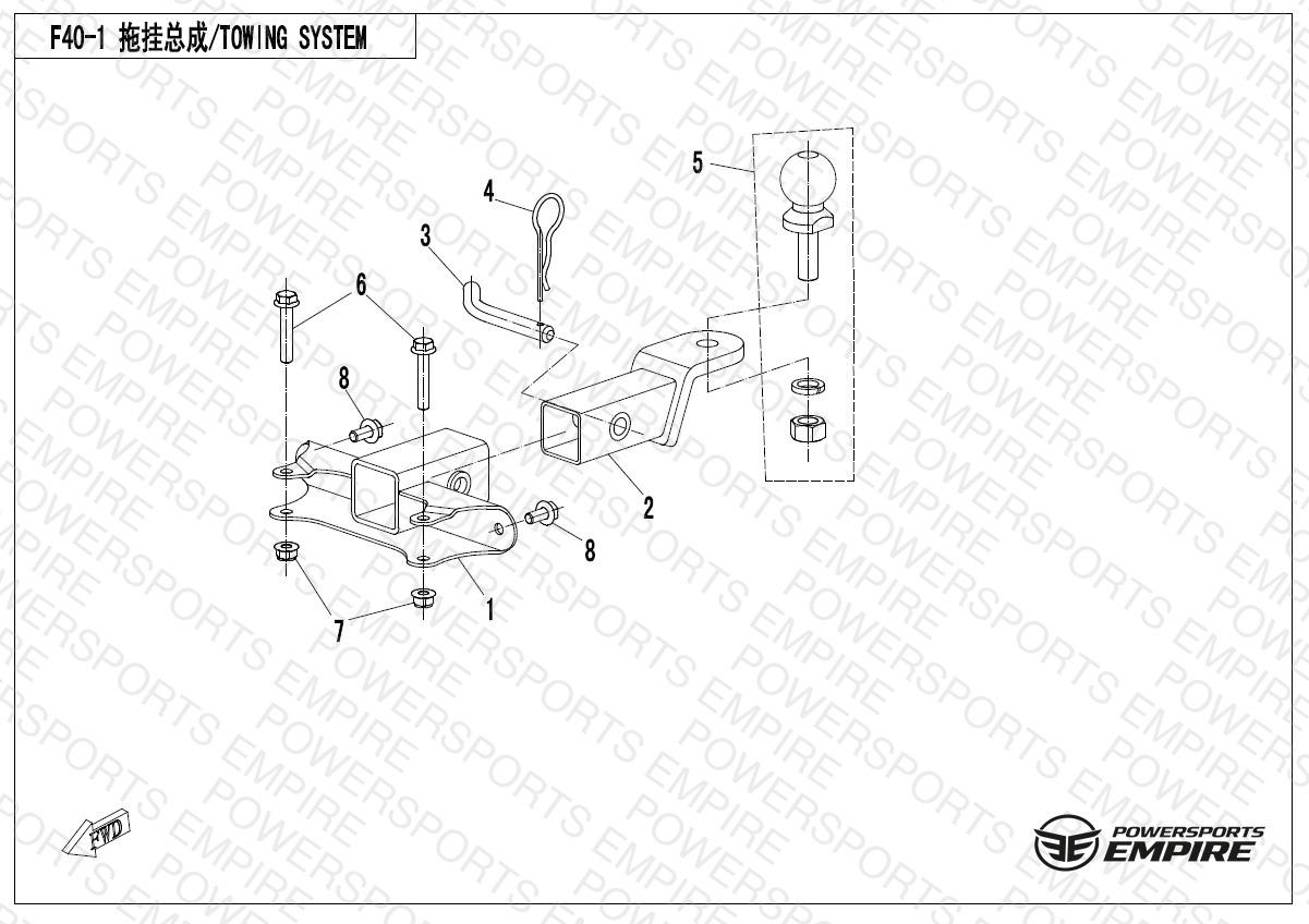 F40-A — TOWING SYSTEM (RECEIVER TYPE)