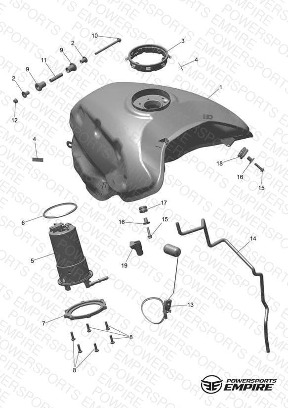 Fuel Tank, Pump and Fittings