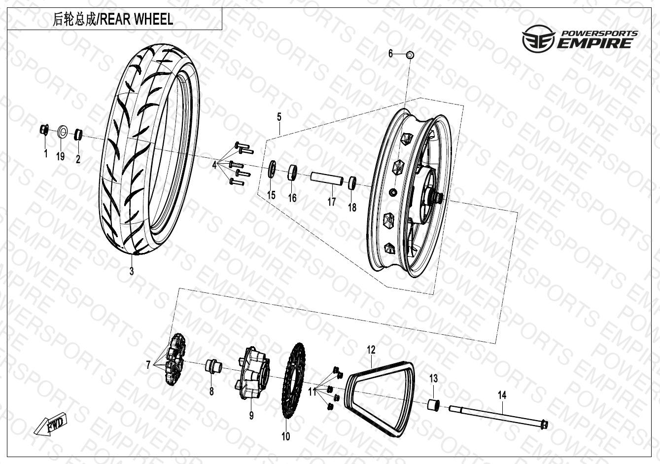 F11-B — REAR WHEEL(WANFENG)