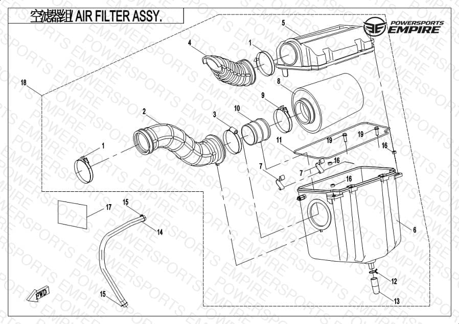 F41 — AIR FILTER ASSY.