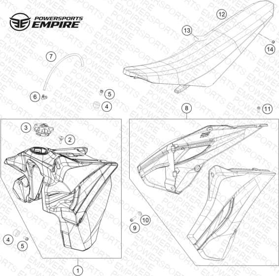 TANK, SEAT