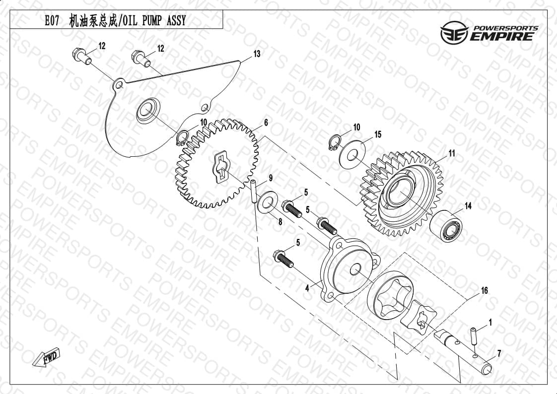 E07 — OIL PUMP ASSY