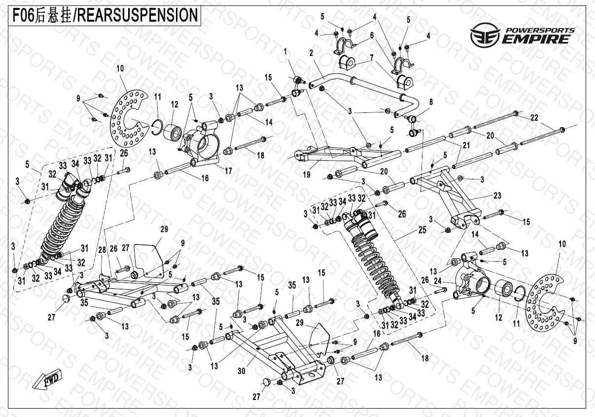 F06 — REAR SUSPENSION