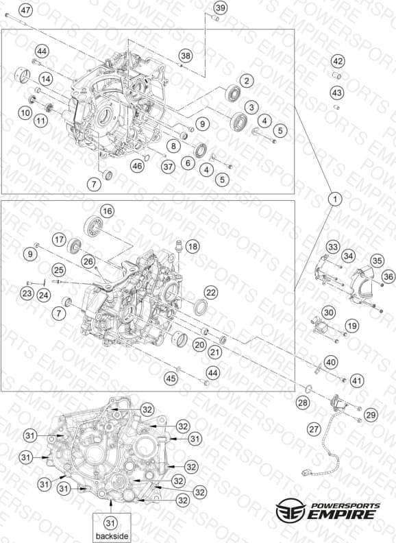 ENGINE CASE