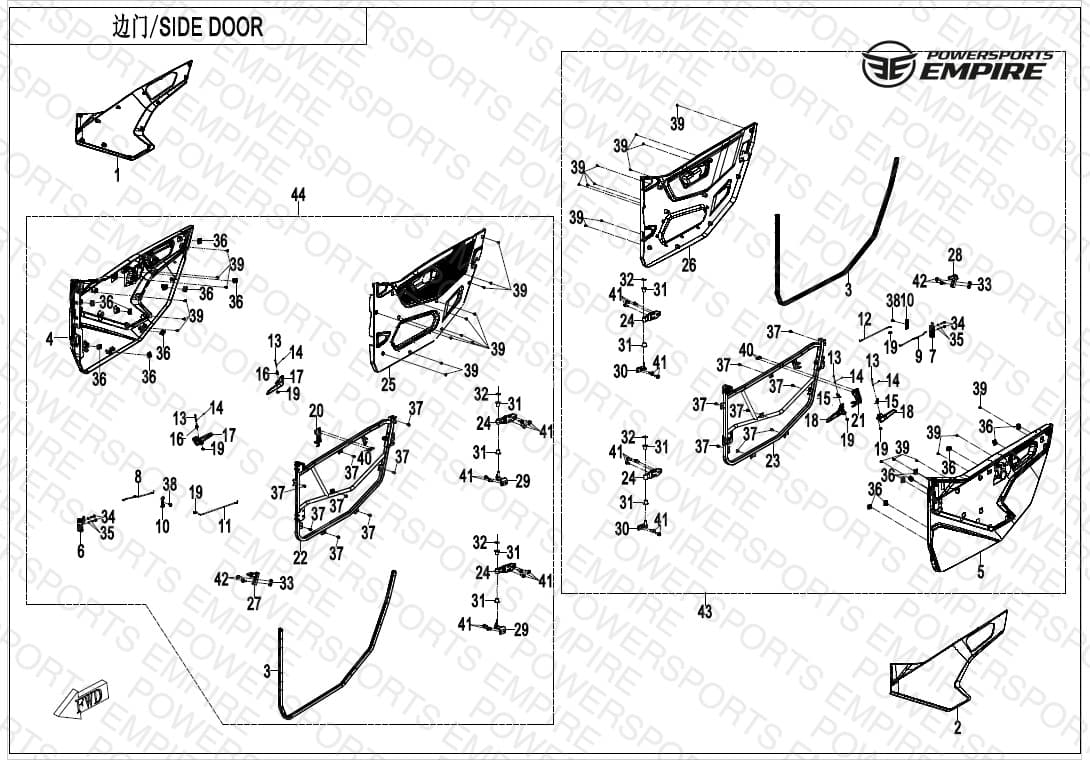 F37-A — FLAT SIDE DOORS