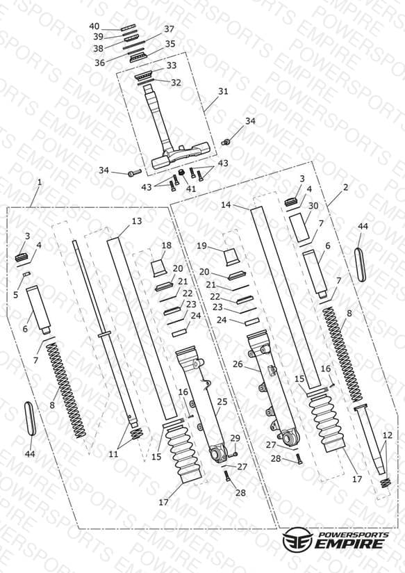 Front Forks & Lower Yokes - 914448 >
