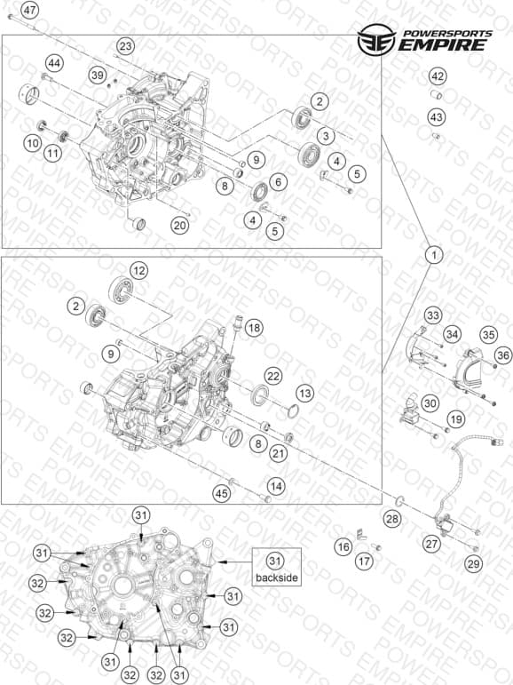 ENGINE CASE