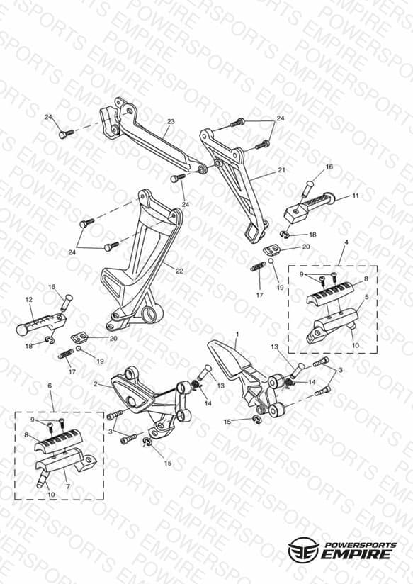 Footrests & Mountings