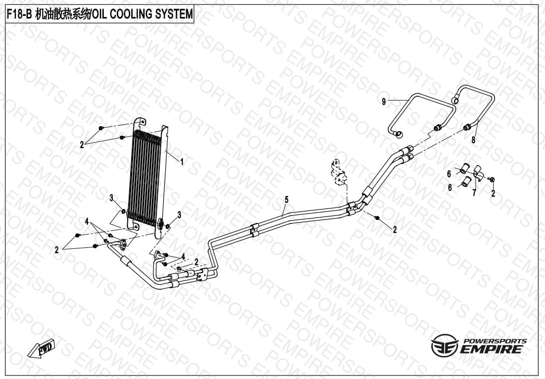 F18-2 — OIL COOLING SYSTEM