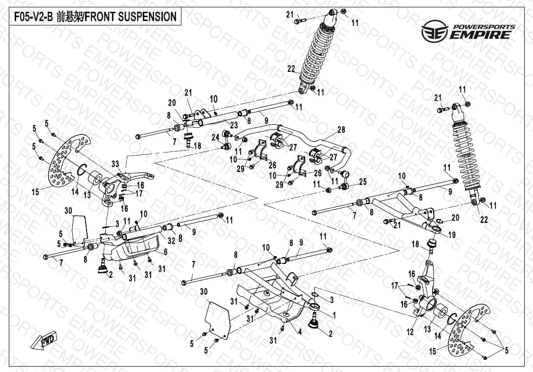 F05-V2-B — FRONT SUSPENSION