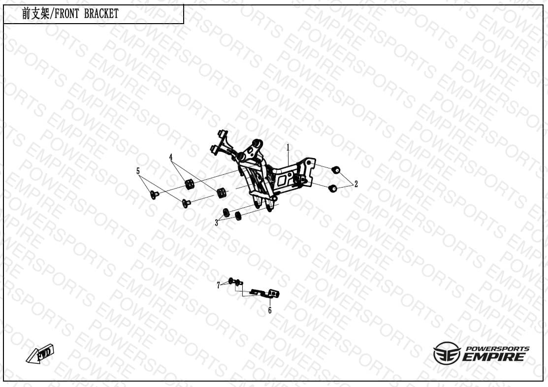 F03-3 — FRONT BRACKET