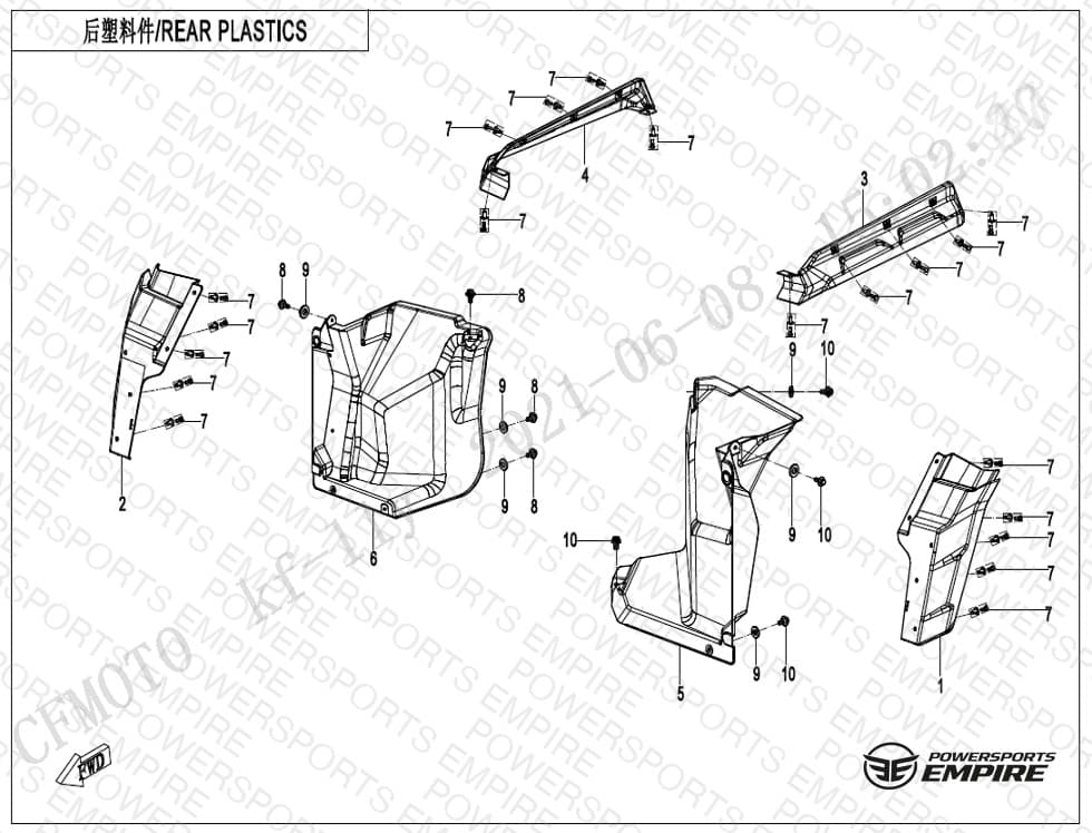 F04-5 — REAR PLASTICS