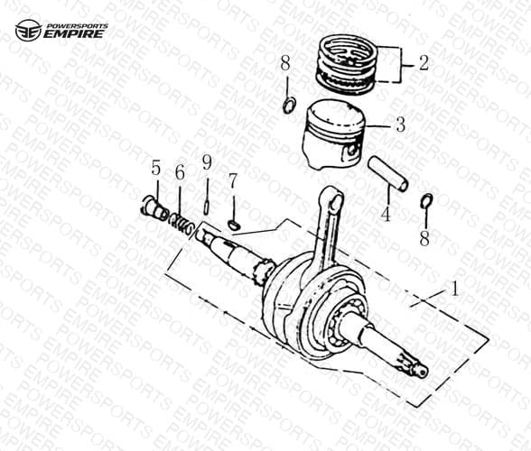 E10 — CRANKSHAFT & PISTONS