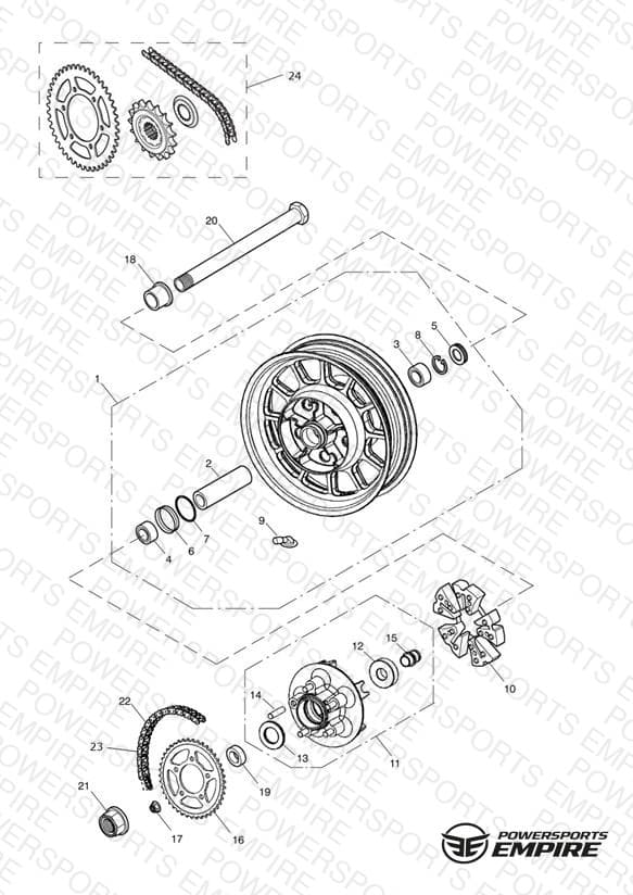 Rear Wheel & Final Drive 468391 >