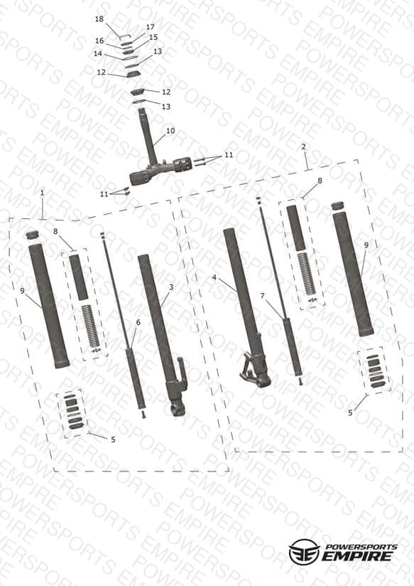 Front Forks & Lower Yoke