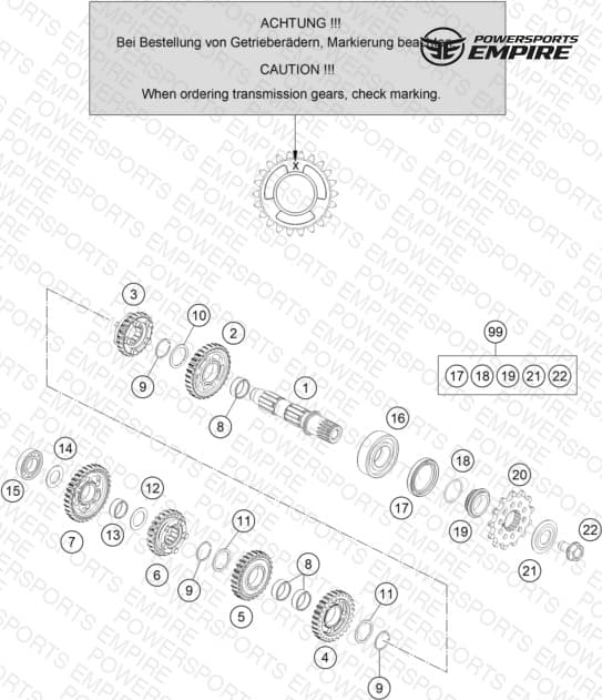 TRANSMISSION II - COUNTERSHAFT