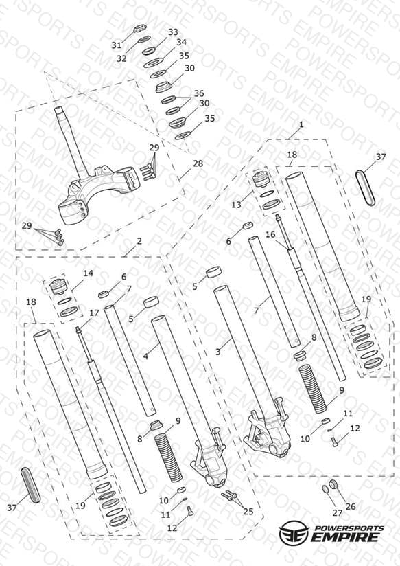 Front Forks & Lower Yoke