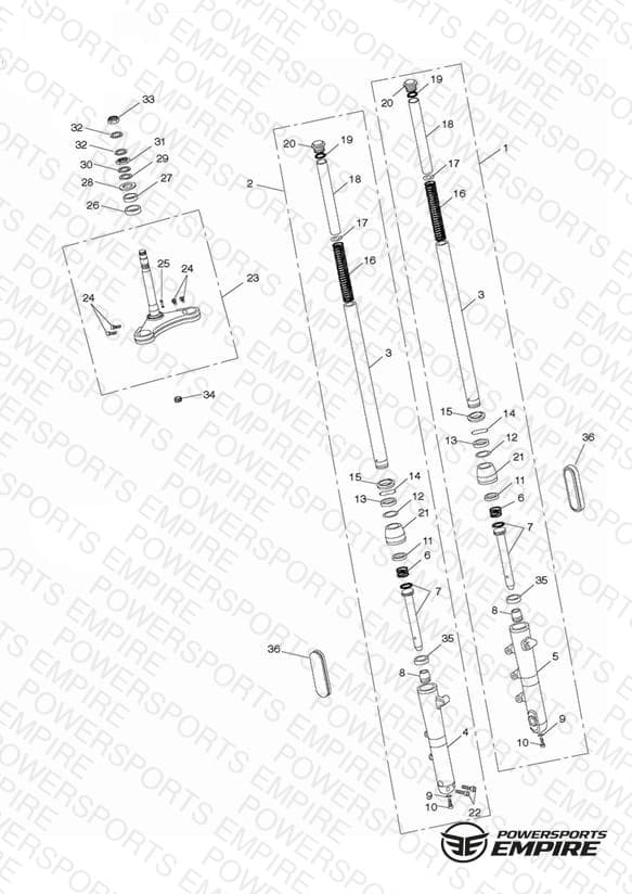 Front Forks & Lower Yoke