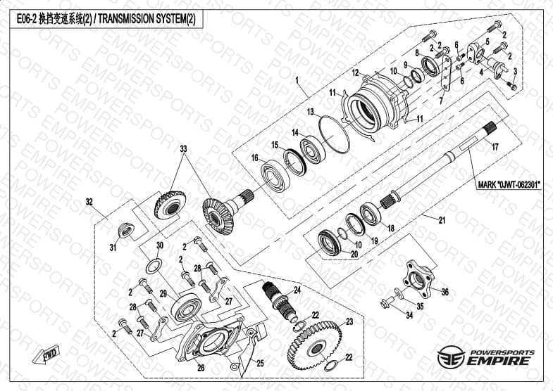 E06-2B — TRANSMISSION ASSY (2) - 2018