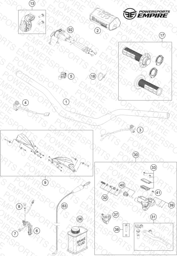 HANDLEBAR, CONTROLS