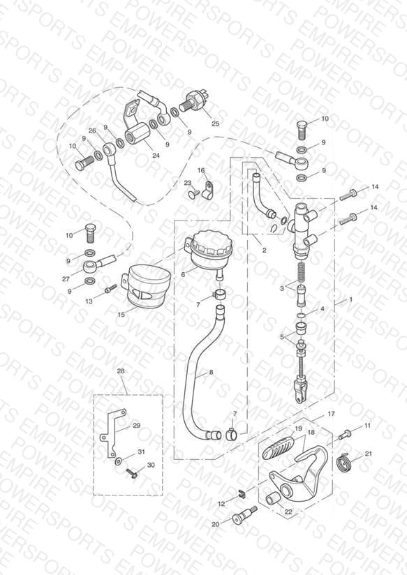 Rear Brake Master Cylinder