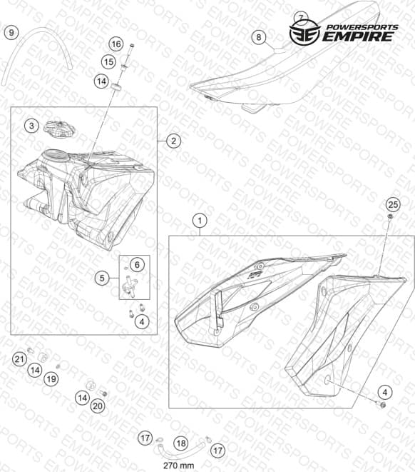 TANK, SEAT